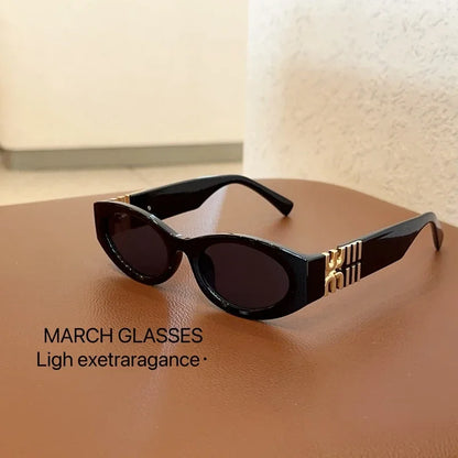 Módní oválné sluneční brýle pro ženy a muže, trendy a stylové sluneční brýle, dámské, streetové, retro, prémiové brýle, Gafas De Sol, UV400