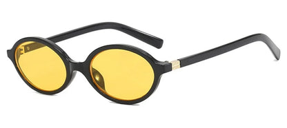 Cute Small Frame Oval Women's Sunglasses Sexy Leopard Retro Luxury Sun Glasses Ladies Fashion Shades Trends Eyewear Unique