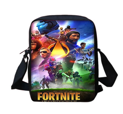 Hot Game Boy Girls Printed Shoulder Messenger Bag Child Design-F-FortniteS Casual Handbag Men Women Phone Bag Shopping Bag