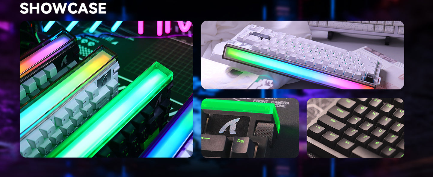 ATTACK SHARK R85 HE 8000Hz RGB Rapid-Trigger-Tastatur, 0.005mm RT-Genauigkeit, kabelgebundene Gaming-Tastatur, magnetischer Hall-Effect-Switch
